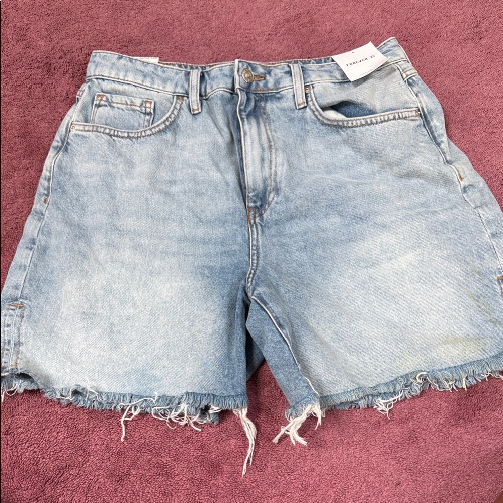 Universal Thread Light Blue Distressed Jean Shorts